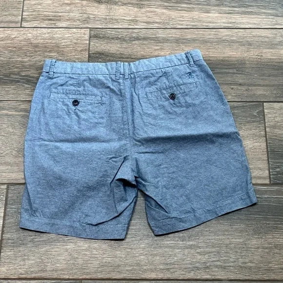 Original Penguin Men’s 9” Blue Cotton Shorts SZ 33 - Picture 2 of 4